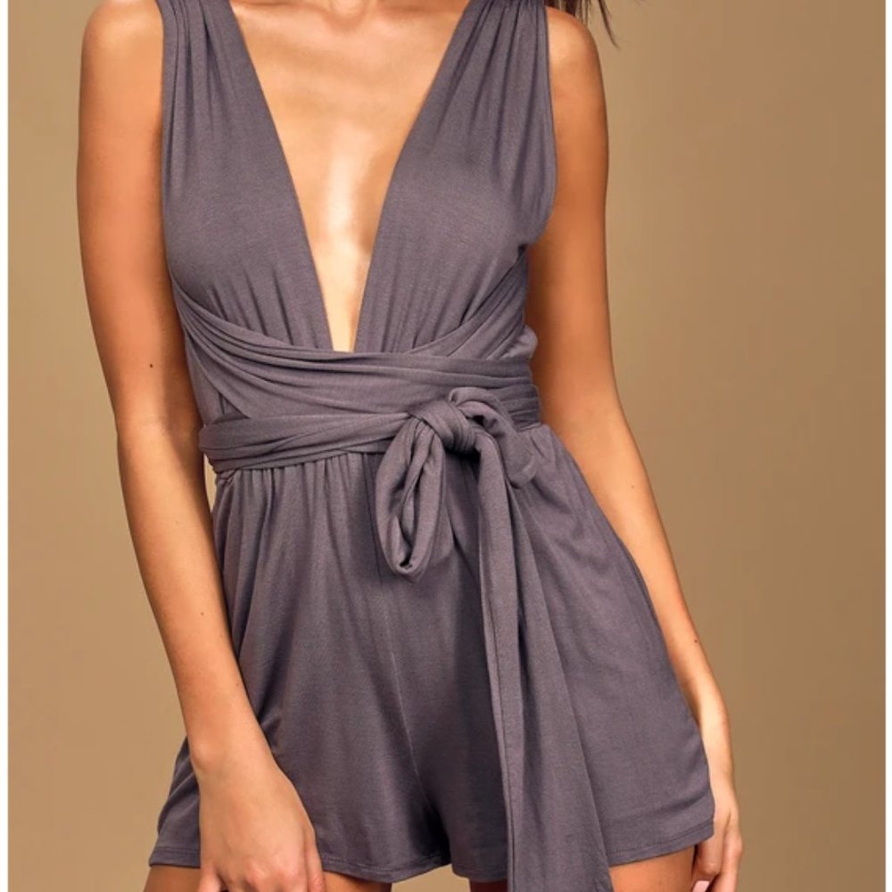 Lulu's Purple Convertible Romper